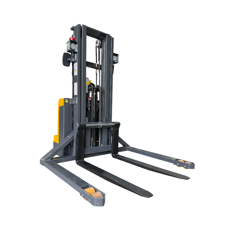 1500 kilos / 3.5 metros Apilador Compacto Full Eléctrico Base Ancha Marca RHER