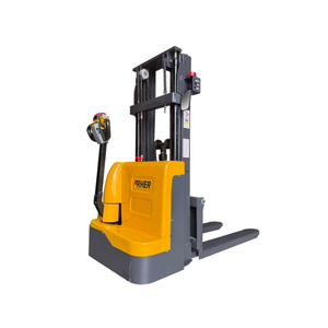 1500 kilos / 3.5 metros Apilador Compacto Full Eléctrico Base Angosta Marca RHER